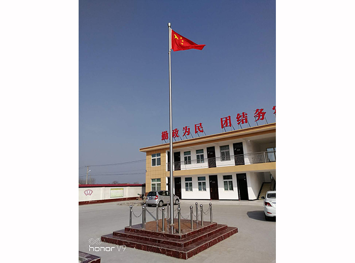 电动旗杆,旗台