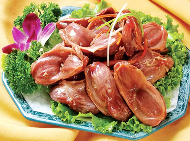 卤鸭胗